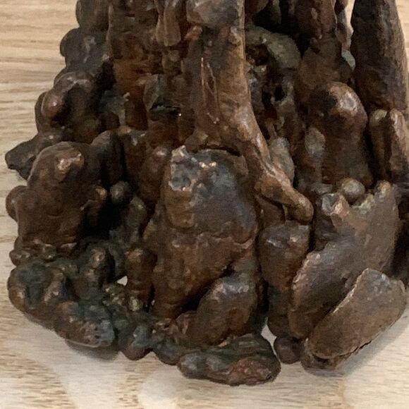 Unsigned Small Copper Brutalist Sculpture - Picture 7 of 17